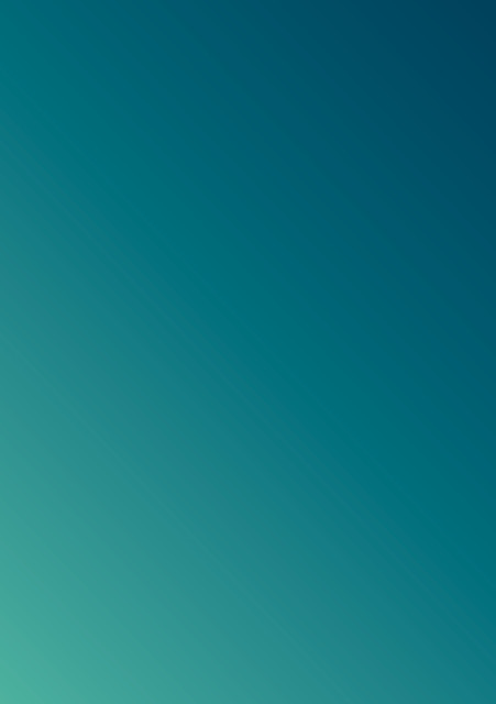 Gradient background fading from green to blue